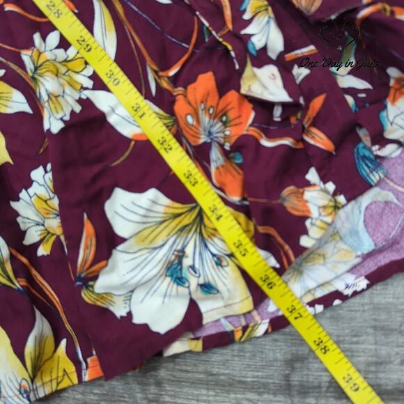 St. John's Bay Long Sleeve Button Front Tie Dress Size L - Picture 6 of 7